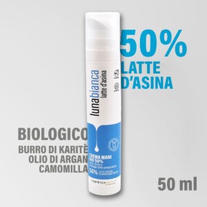 Crema mani al latte d'asina 50% protezione e nutrimento intenso